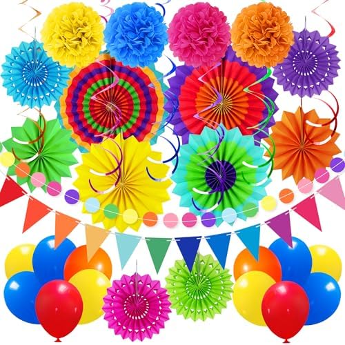 48 Piece Cinco De Mayo Fiesta Decorations