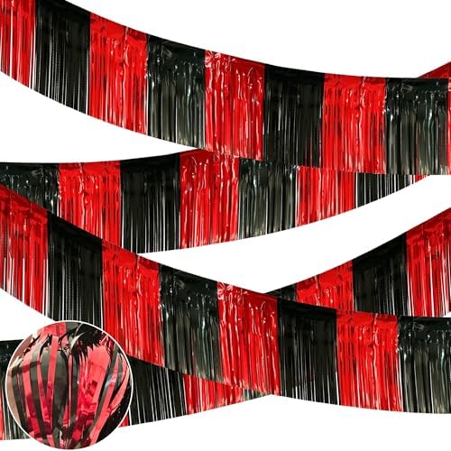 4 Pack Tinsel Streamers for Parade Floats and Decor