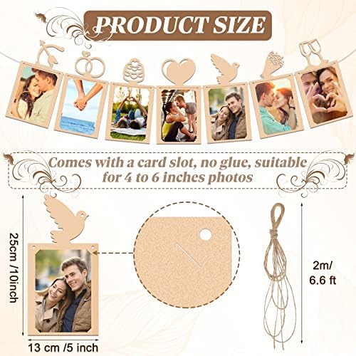 2 Pieces Romantic Engagement Wedding Decor Banners