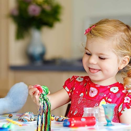 Hungdao 30 Pcs Bouncy Balls with Streamers