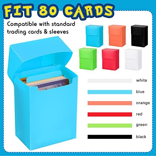 Frienda 6 Pcs TCG Deck Box with 12 Dividers