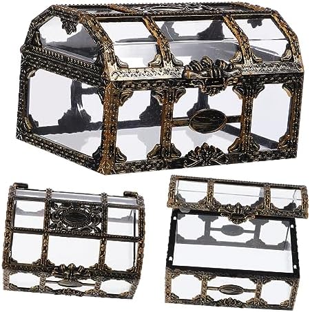 Vaguelly Pirate Treasure Chest with Diving Gems Set
