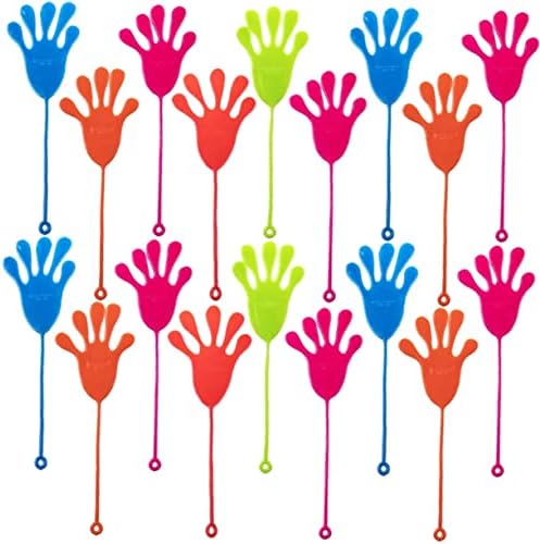 Hemoton 50pcs Elastic Wall Climbing Palm Toys Pack