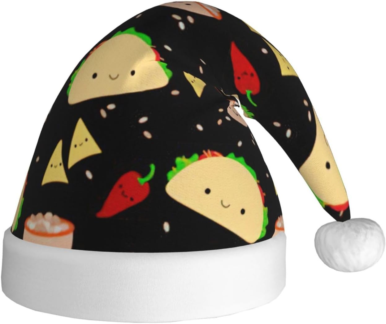 QINZHENG Personalized Santa Hat Christmas Party Fun Headwear for Women