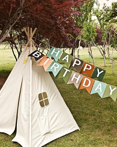 Letjolt Happy Birthday Banner Garland Decorations 13pcs