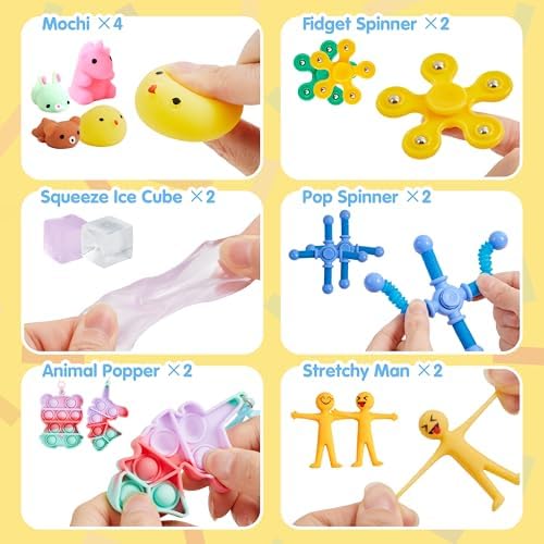 JOYIN 36 Piece Fidget Toy Party Favor Set