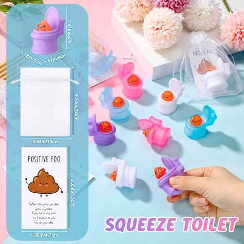 HyDren 24 Piece Funny Poo Stress Relief Toy Set