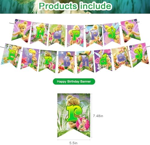 Tinkerbell Fairy Princess Birthday Party Decor Kit