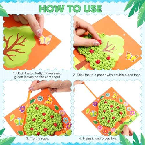 Funrous 24-Pack Spring Tree DIY Craft Kit