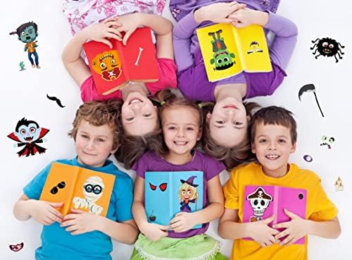 Moon Boat Halloween Sticker Crafts for Kids 70 Sheets