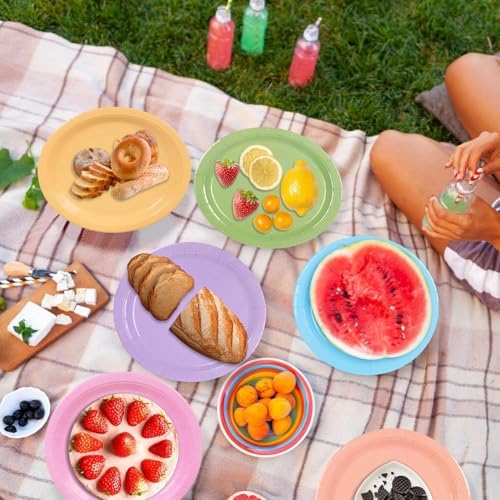 192PCS Rainbow Party Supplies Set for 48 Guests