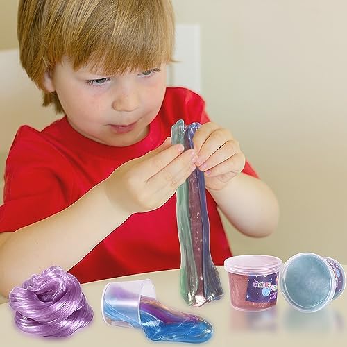 Kids Galaxy Slime Kit 30 Pack Bulk Stress Relief Putty Toy