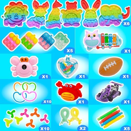 140 Pcs Kids Party Favors Fidget Toy Pack