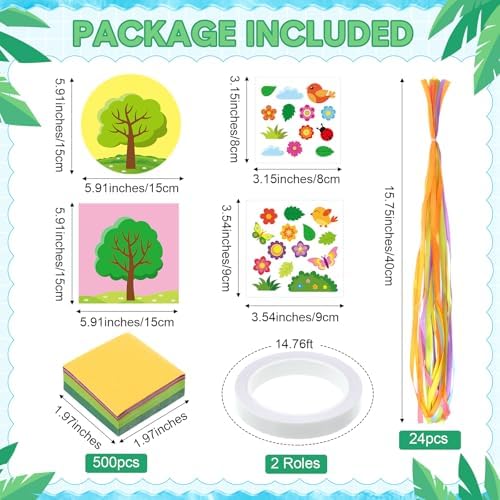 Funrous 24-Pack Spring Tree DIY Craft Kit