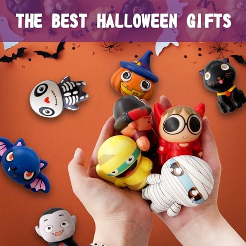 12 Pack Halloween Squishies Toys for Stress Relief
