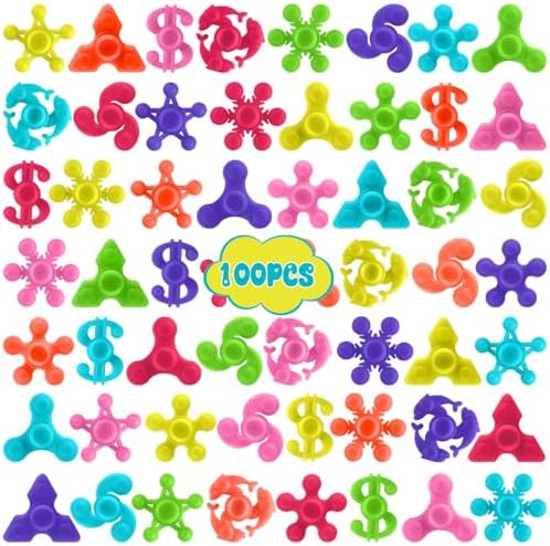 100pcs Mini Fidget Spinners Stress Relief Toys for Kids Adults