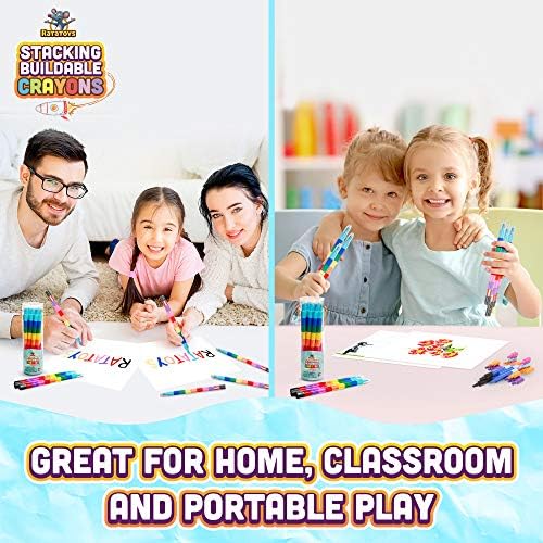 Stacking Crayons 15 Pc Set for Kids