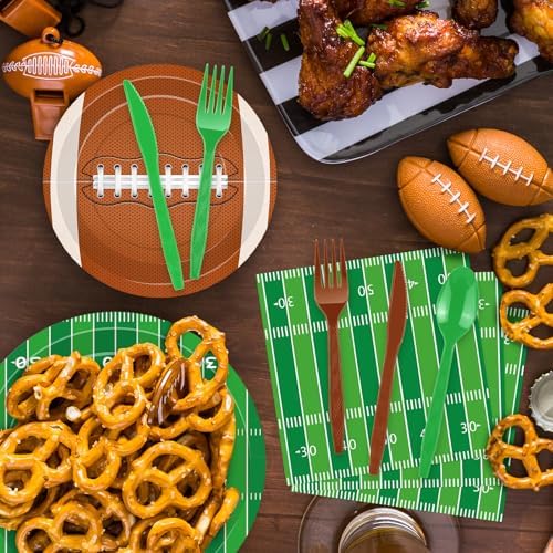 175 Pcs Football Tableware Set for 25