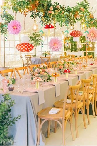 Mushroom and Flower Party Decor Set