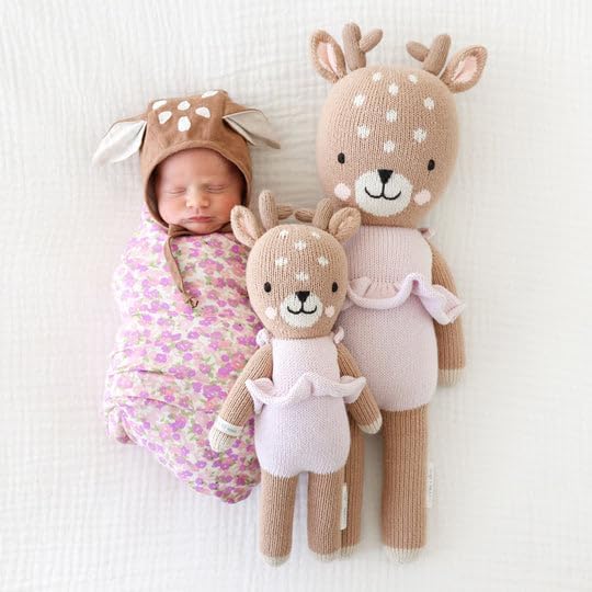 Cuddle Kind Violet The Fawn 13 Hand-Knit Doll