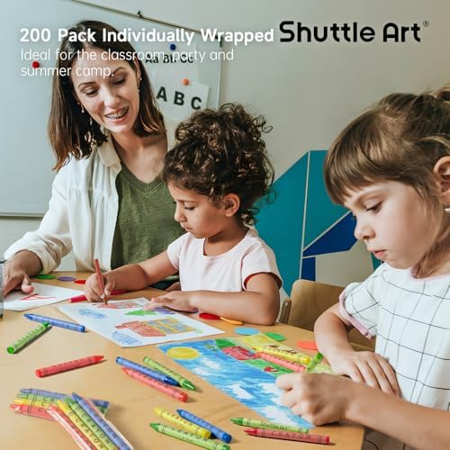 Shuttle Art Crayons 800 Piece Bulk Set
