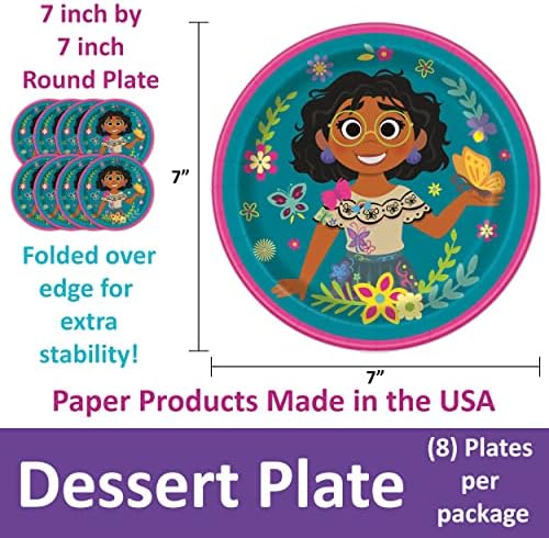 Encanto Themed Birthday Party Supplies for 16 Kids