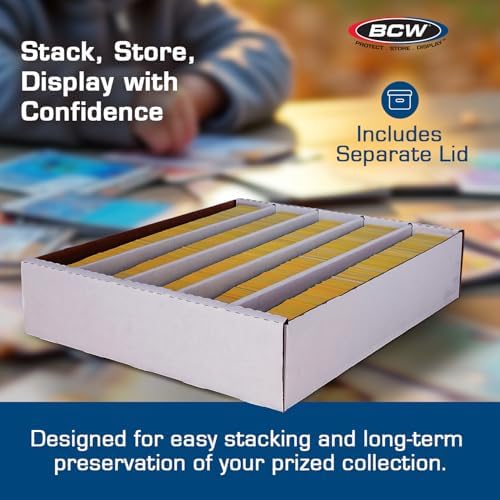 BCW 5000ct Trading Card Storage Boxes 5 Pack