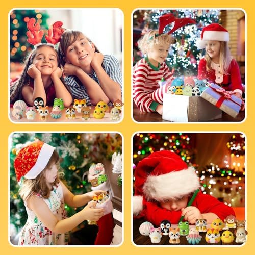 24 PCS Squishies for Kids - Party Favors and Classroom Rewards