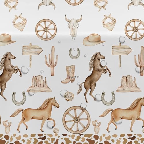 Western Cowboy Party Decorations Tablecloth 3 Pack