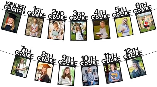 PartyHooman Graduation Photo Banner for 2025 K-12 Decorations