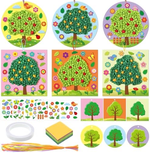 Funrous 24-Pack Spring Tree DIY Craft Kit