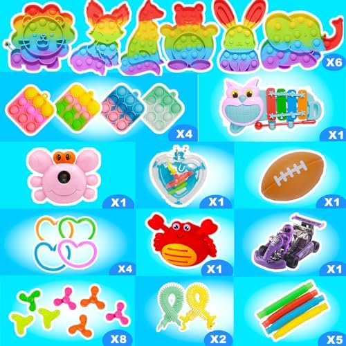 120 Pcs Fidget Toy Pack for Kids and Adults