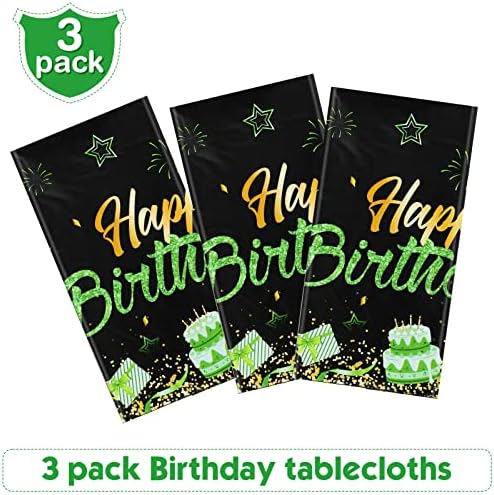 Breling 3 Pack Starry Confetti Tablecloths