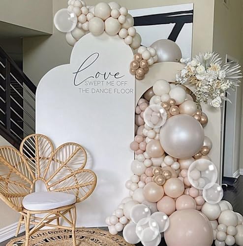 Pearl White Gold Balloons for Wedding and Parties