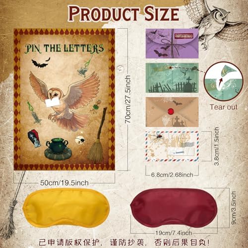 FZR Legend Magical Wizard Owls Decorations Party Set