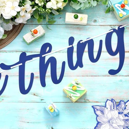 Something Blue Before I Do Banner for Bridal Shower
