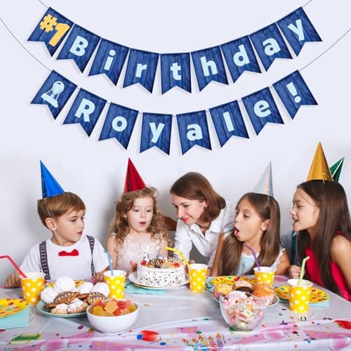 Video Game Theme Birthday Banner Victory Royale