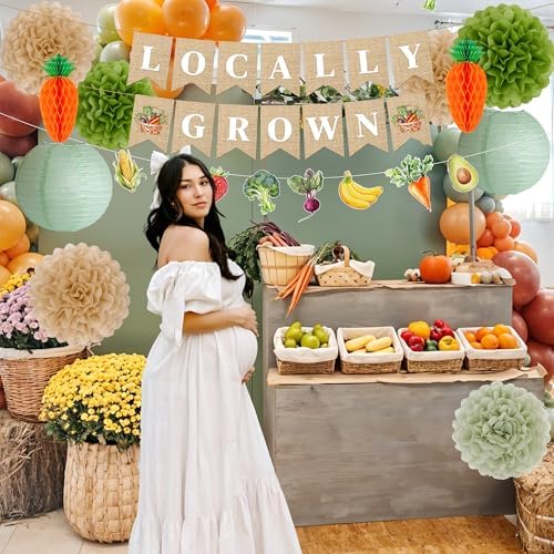 Kriyokiaa Farmers Market Baby Shower Decor Kit 12PCS