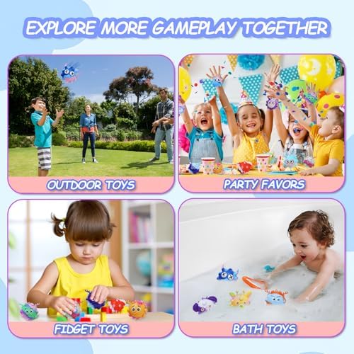 48 Pack Pop Fidget Toys Bulk 3D Stress Relief Squeeze Ball