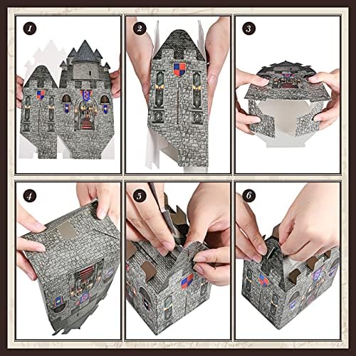 TaoBary Medieval Castle Box Halloween Party Supplies 16 Pieces