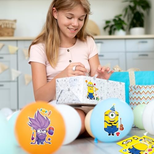 YELTOY Make-a-Face Stickers Sheets 24PCS DIY Mixed Matched with 8 Characters