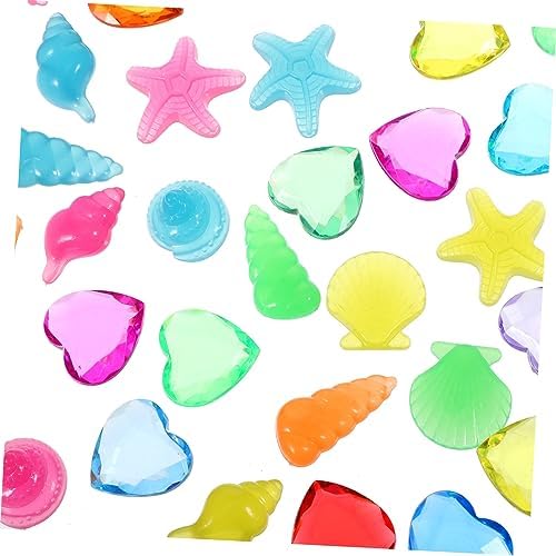 LIOOBO Diving Gems Pirate Treasure Chest Fake Diamonds Pool Decorations