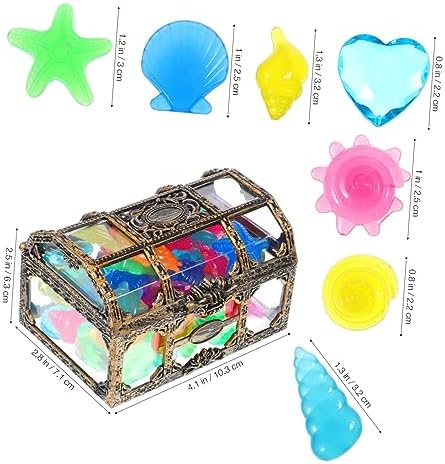 GALPADA Pirate Diving Gem Treasure Chest for Pool