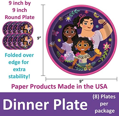 Encanto Themed Birthday Party Supplies for 16 Kids