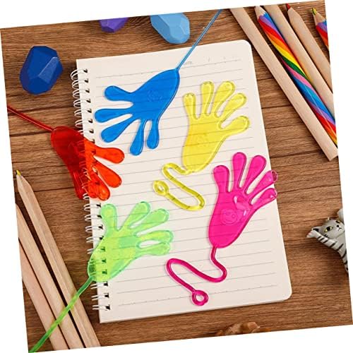 Hemoton 50pcs Elastic Wall Climbing Palm Toys Pack