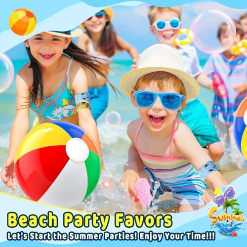 Pool Party Favors for Kids 132PCS Summer Beach Toys
