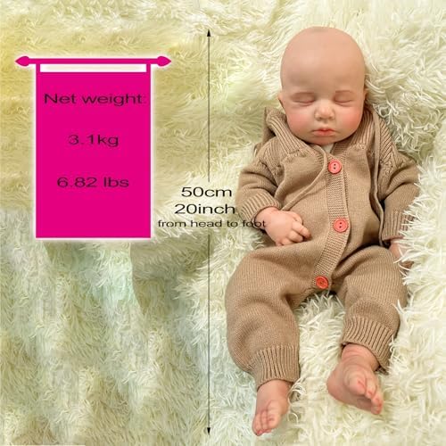 Lifelike Reborn Baby Dolls 20-Inch Silicone Sleeping Twins Collection