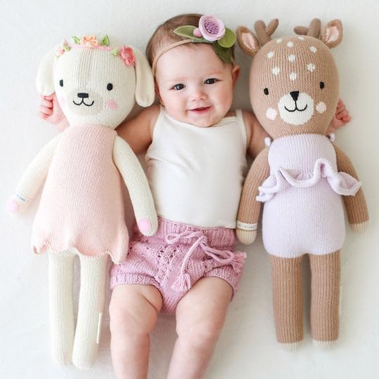 Cuddle Kind Violet The Fawn 13 Hand-Knit Doll