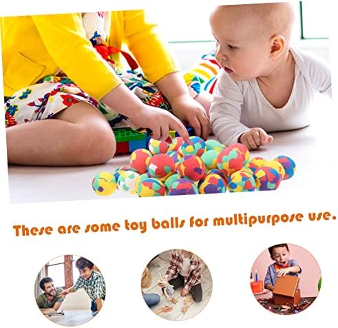 KICHOUSE 50pcs Bounce Balls Stress Relief Toy for Kids