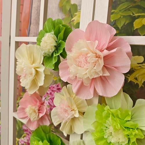Mybbshower Crepe Paper Flowers for Decor